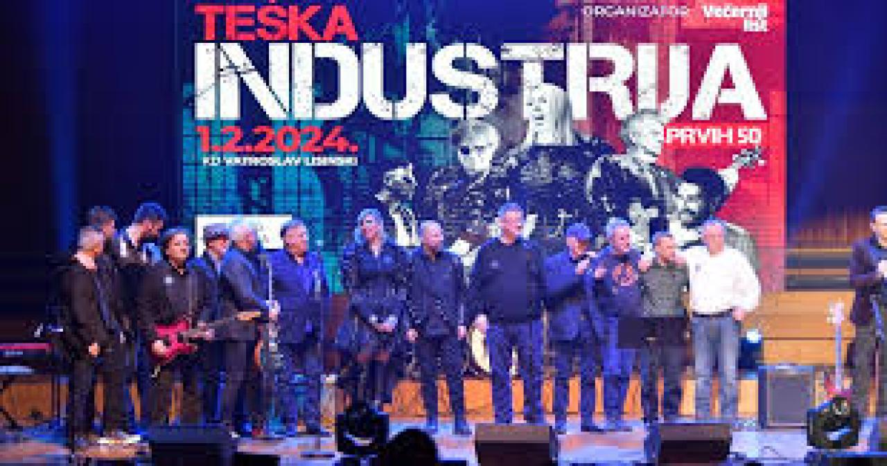 Koncert Teška industrija - 50 godina - KDVL 2024., 1. dio