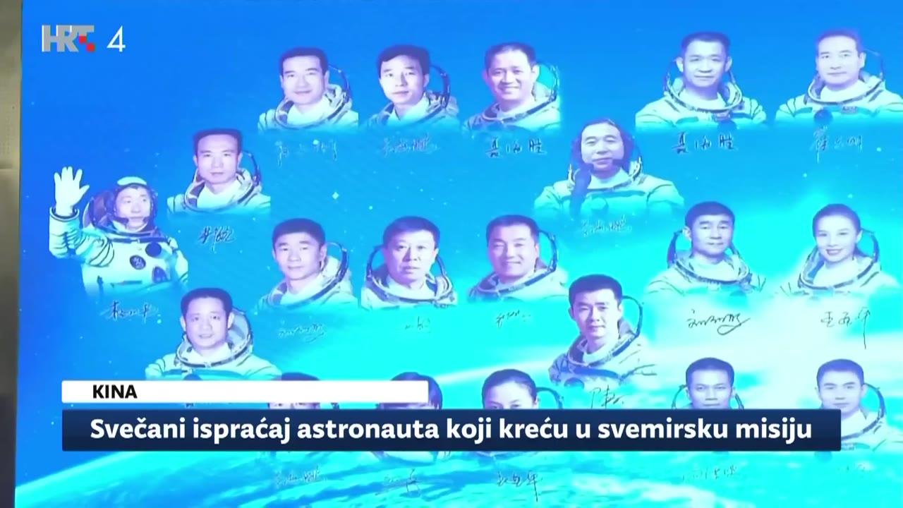 Bez komentara: Kina - Svečani ispraćaj astronauta koji kreću u svemirsku misiju