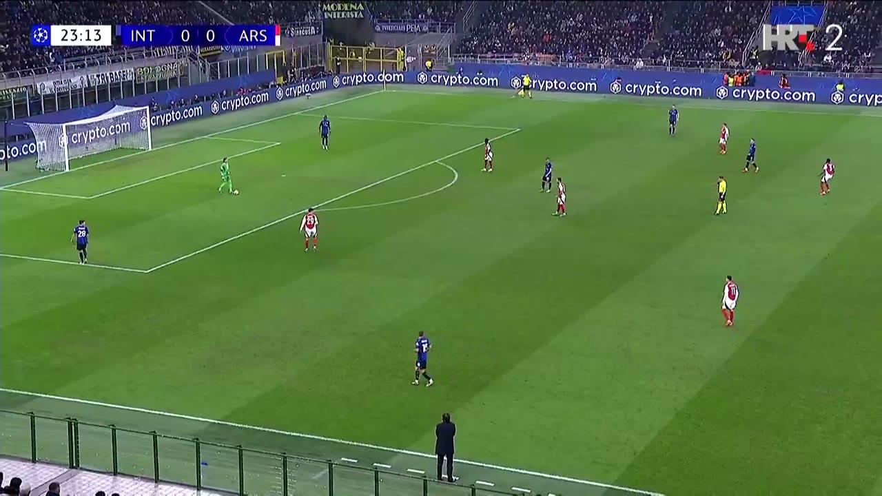 Nogomet, Liga prvaka - 4. kolo: Inter - Arsenal, 1.pol.