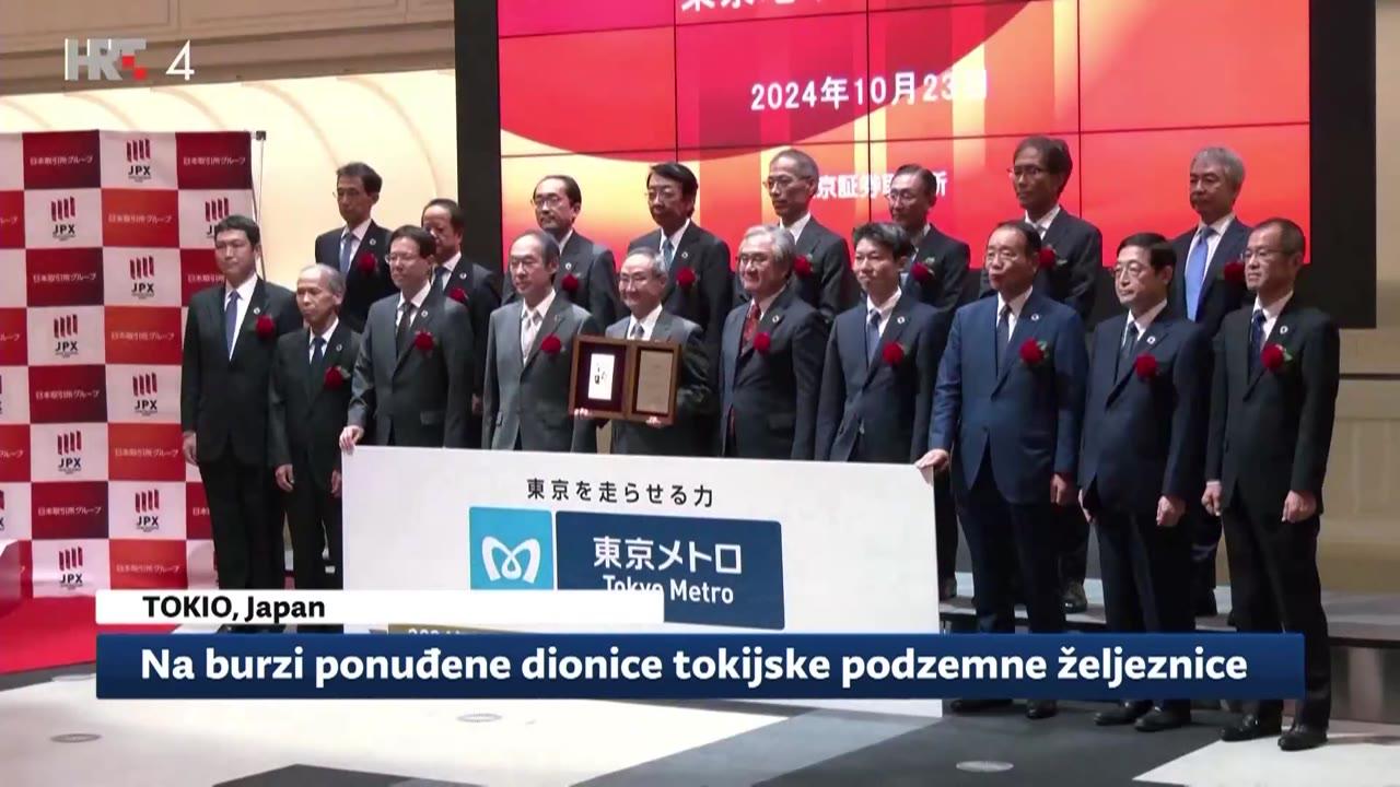 Bez komentara: Tokio - Na burzi ponuđene dionice podzemne željeznice